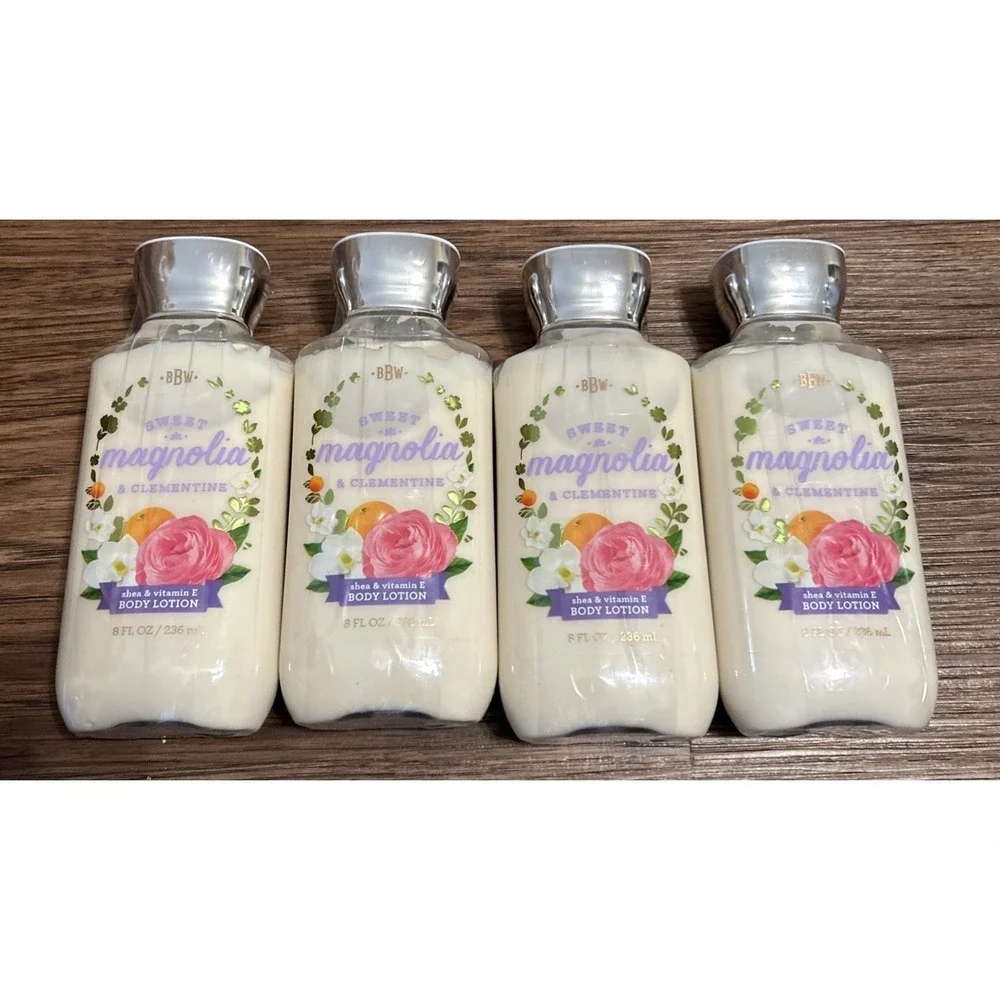 Bath & Body Works Sweet Magnolia & Clementine Lotion Lot Of 4 New Sealed - Picture 3 of 4